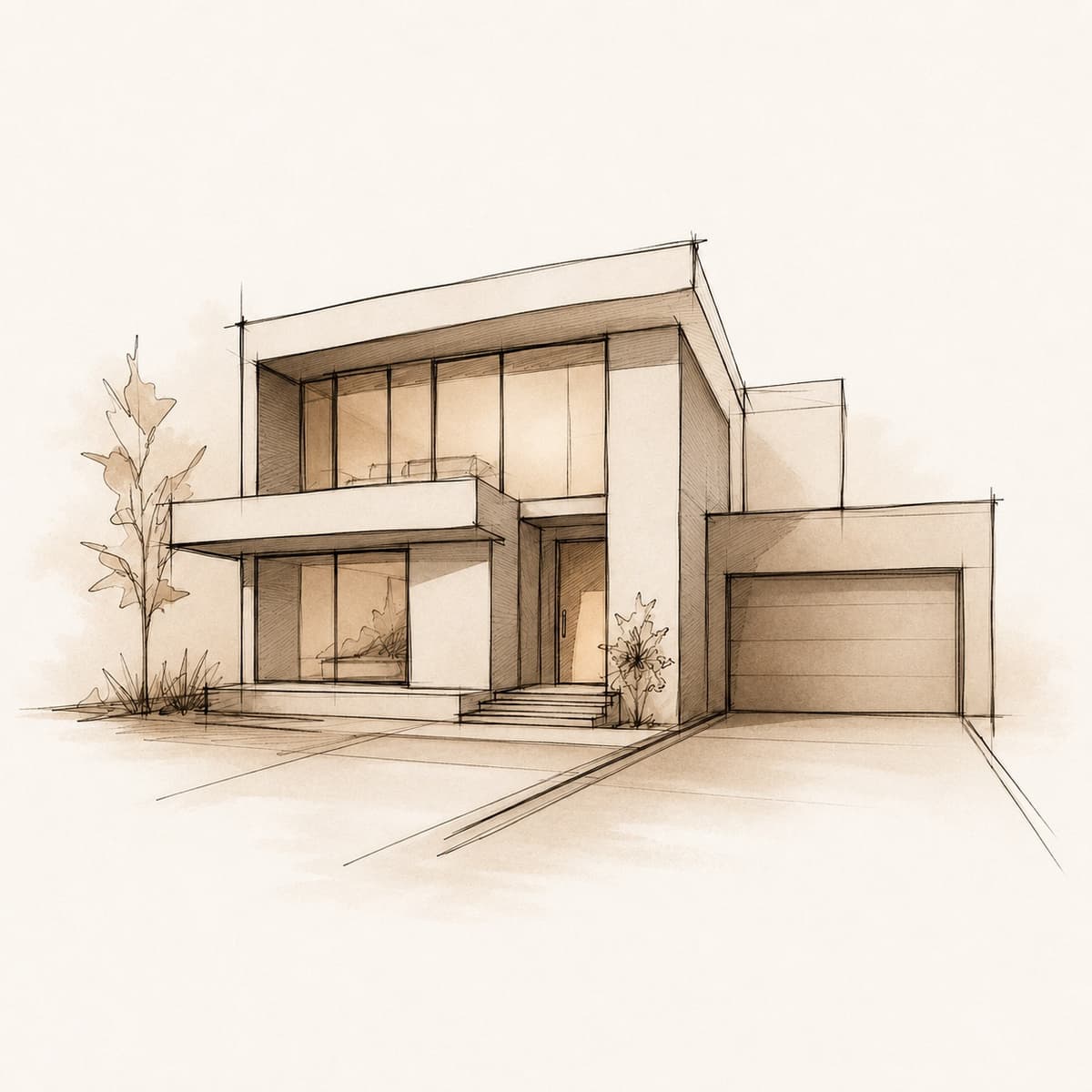 Artessence architectural interior sketch